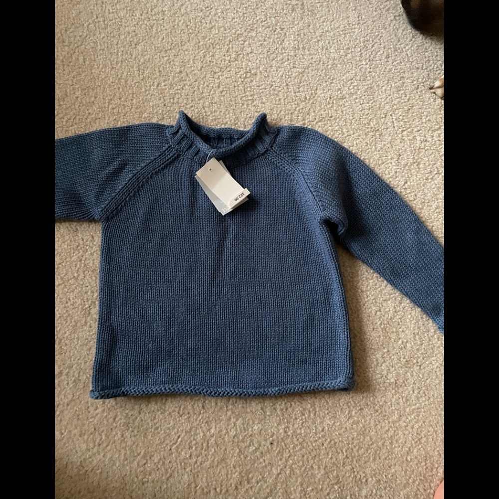 NWT Lands End Knit Toddler Sweater